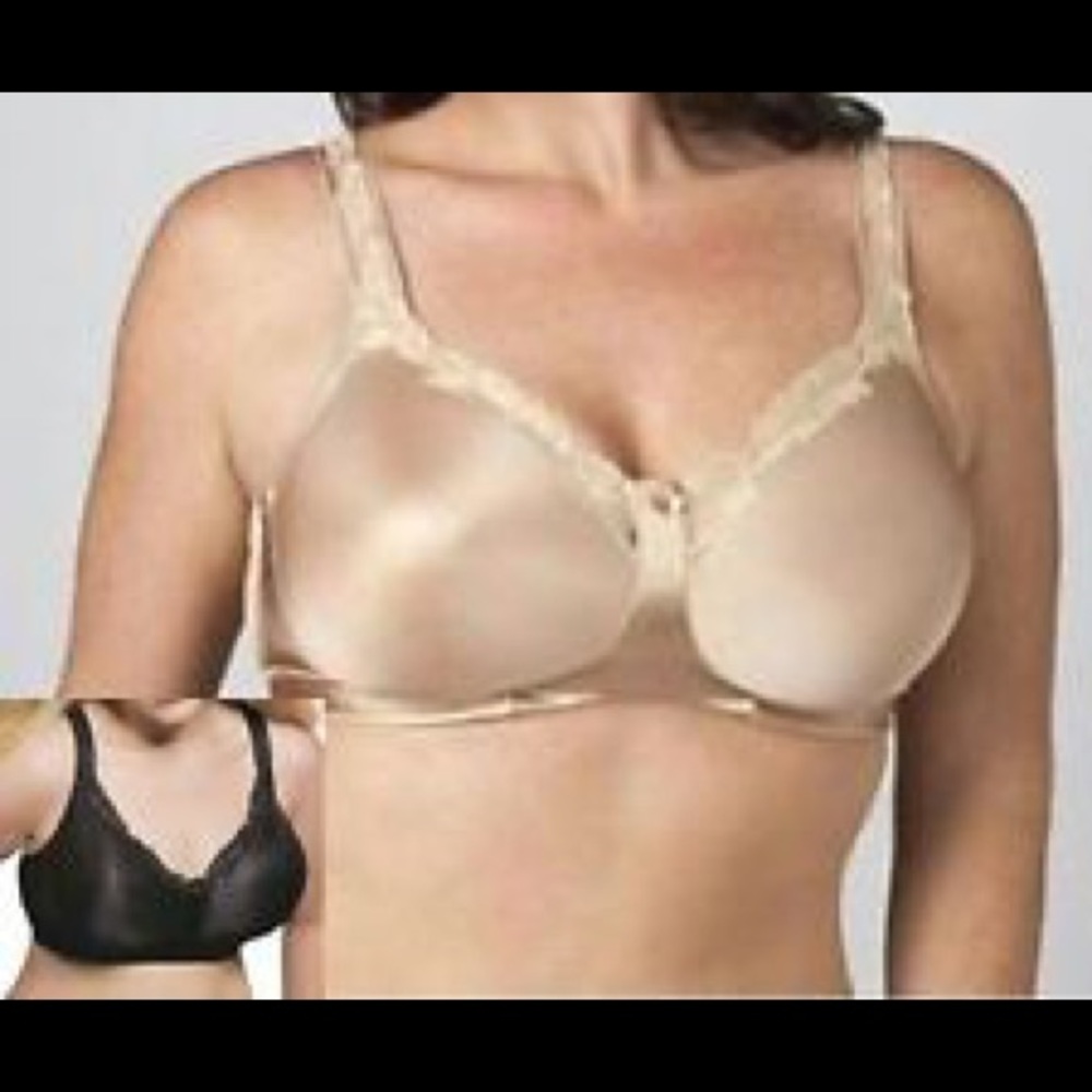 🌸Serenada Supportive Bra 48D RN 99249 Nude Satin